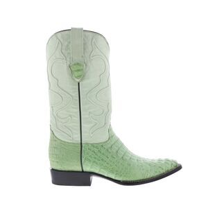 Wild West Mens Caiman Hornback Boots Chihuahua Green Boots (NWT)
